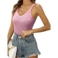 thumbnail image 4 of Sleeveless V-Neck Women Slim Fit Summer Tank Tops, 4 of 5