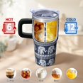 thumbnail image 6 of 20oz elephant Tumbler with Handle elephant Lover Cup Gift Travel Car Home Use Ideal Birthday Thanksgiving Gift for Women Men, 6 of 6
