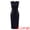 Navy Blue, variant on V Neck Sleeveless Pencil Bodycon Knee Length Dress 2XL Navy Blue
