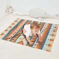thumbnail image 2 of Colorful Geometric Striped Pattern Blanket,Comfortable Soft Flannel Throw Blanket,All Season,Warm Lightweight Blankets for Sofa Bed Couch Living Room Chair,30"x40", 2 of 4