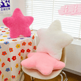 thumbnail image 5 of 11.8in Star Pillow, Star Cushion, Cute Star Pillow Pink Star Shaped Pillows, Super Soft Star Throw Pillows Fluffy Star Plush Pillow Cushion for Chair Decoration for Adult Child Gift（Milk White）, 5 of 6