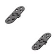 thumbnail image 4 of Riwesomey Bisagras de gabinete, accesorios de conexión para doméstico, puerta resistente, bisagra plegable de aleación de Zinc, accesorio de Negro 2piezas Riwesomey CBP380399, 4 of 6