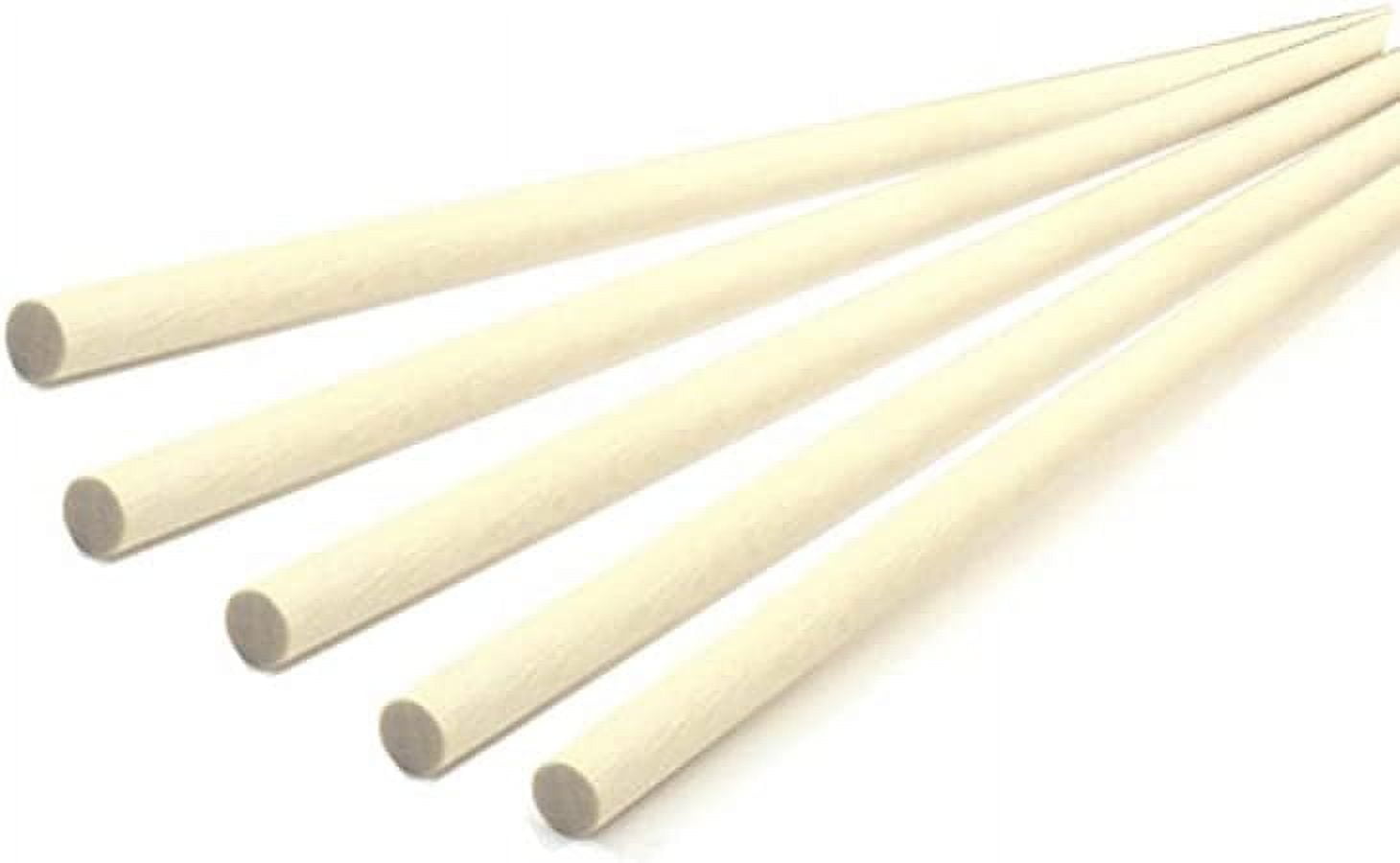 DIY Wooden Round Stick 11.8" Unfinished Craft Wood Dowel Rods 8mm/ 10mm/ 12mm/ 15mm/ 25mm/ 30mm