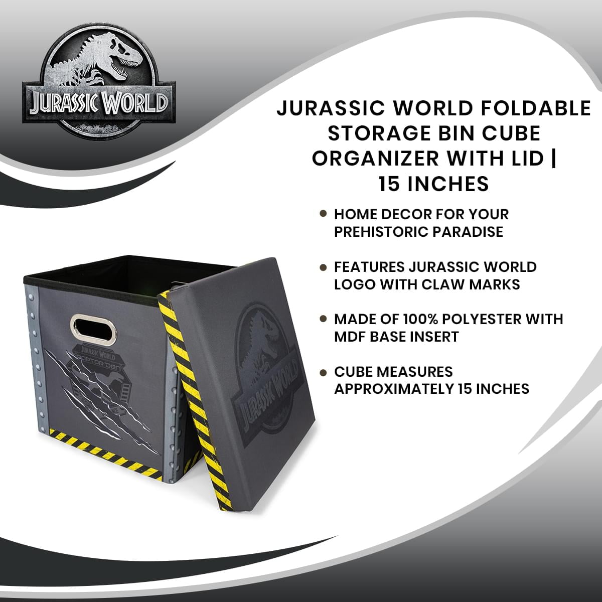 Jurassic world storage bin sale