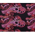 thumbnail image 2 of Zelouf Zs1903H Print Ity  , Sewing, DIY, Crafts Fabric by the Yard, 936 Blk/fuschia, 10 Yard, 2 of 2