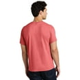 thumbnail image 4 of Gildan Short Sleeve T-Shirt for Men, Heavy Cotton Crewneck Classic Shirt, Coral Silk Tee, L, 4 of 5