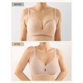 thumbnail image 3 of Bra LUCKMEEY, sin aros, cobertura inalámbrica Push Up, cobertura total, 3 of 7