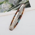 thumbnail image 3 of Unique Bargains 1 Pc Hair Snap Clip Fashion Hair Clips Lake Blue Coffee Color, 3 of 5
