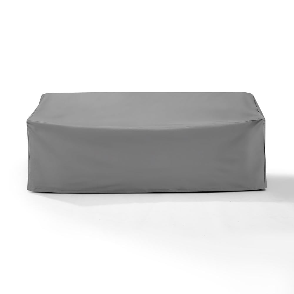 Crosley Furniture Outdoor Polyester Fabric Sofa Cover in Gray