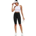 thumbnail image 5 of Cadmus Biker Yoga Shorts 12" Inseam with Pockets for Women,High Waisted Athletic Running Workout Gym Shorts, 5 of 10