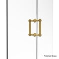 thumbnail image 4 of Contemporary 6 Inch Back to Back Shower Door Pull with Dotted Accent, 4 of 5