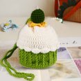 thumbnail image 4 of 1PC Hand-knitted Cake Pouch Cross Body Wool Purse Portable Women Change Pocket, 4 of 9