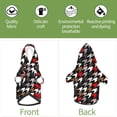 thumbnail image 6 of Bingfone Houndstooth Green Red Dog Clothes Hoodie, Pet Winter Coat,Puppy Sweatshirts For Small Dogs Boy Girl,Suitable For All Breeds-Large, 6 of 9