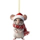 thumbnail image 2 of Adorno plano de ratón navideño | Decoración navideña original para árbol y coche | Decoración festiva para el hogar y el coche | Regalo navideño único para amigos y familiares, 2 of 4