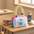 thumbnail image 5 of Dalxymotic Insulated Lunch Bag, Extra-large Insulated Bento Lunch Box, Handheld Meal Carrier with Ice Pack, Reusable Thermal Cooler Tote, for Work, Office, Picnic, Travel, 5 of 6