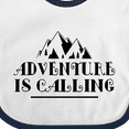 thumbnail image 4 of Inktastic Adventure is Calling Camping Hiking Boys or Girls Baby Bib, 4 of 4