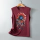 thumbnail image 5 of Camiseta sin mangas con estampado para mujer, blusa sin mangas con gráfico divertido para playa de verano para niñas adultas Fridja gh3534, 5 of 5