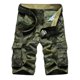 thumbnail image 1 of Mens Casual Pantalones Cortos de Cintura Elástica Botón de Bolsillo Múltiple Y Cierre de Cremallera, Pantalones Cortos de Cintura Elástica para Hombres Al Aire Libre Y Salón, 1 of 8