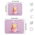 thumbnail image 3 of Dish Drying Mat Kitchen Pad Large Counter Absorbent Dish Mats Drainer Kitten in A Pot, 3 of 8