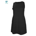 thumbnail image 4 of Deago Women's Summer Cotton Sleeveless Beach Dress Casual Swing T-Shirt Pocket Loose Dresses Plus Size (Black, L), 4 of 7