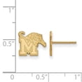 thumbnail image 2 of 10k Gold LogoArt University of Memphis Extra Small Post Earrings Q1Y007UMP, 2 of 4
