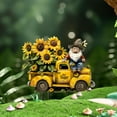 thumbnail image 4 of Sunflower Garden Stake Outdoor Acrylic Ground Insert for Potted Patio Non Powered Floral Theme Decorative Sign, 4 of 7