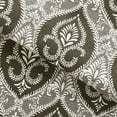 thumbnail image 2 of Impressions Haseeb Fleur-de-Lis or Solid Cotton Flannel Deep Pocket Sheet Set, King, Charcoal, 2 of 3