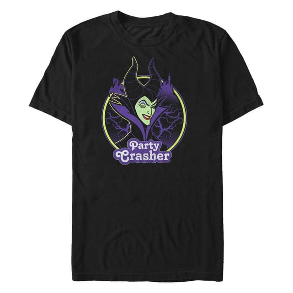 Men's Sleeping Beauty Maleficent Party Crasher Graphic T-Shirt