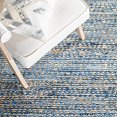 thumbnail image 5 of Safavieh Cape Cod Collection CAP351A Handmade Flatweave Coastal Braided Jute Area Rug, 8 x 8 Square, Natural / Blue, 5 of 5