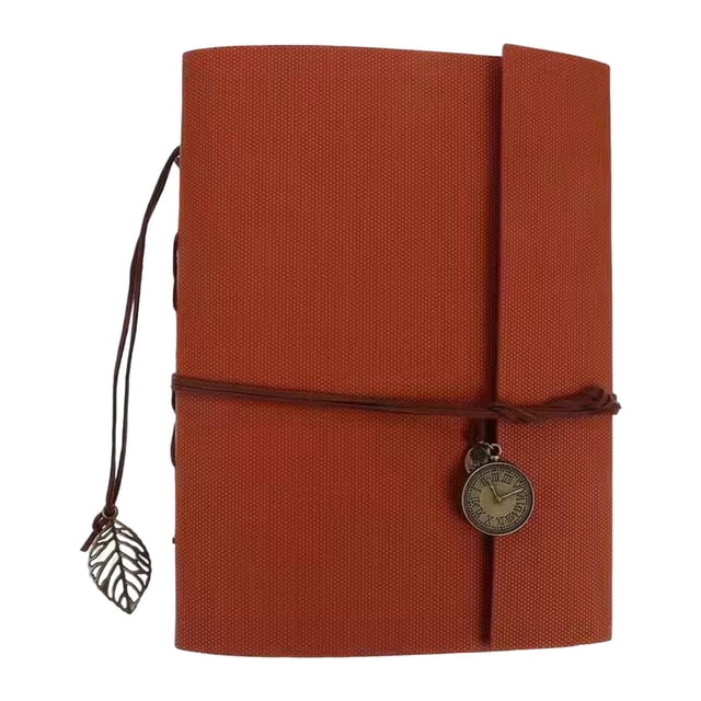 Álbum de Recortes Libro de Recuerdos Diario de Fotos Y Cuaderno Personal con Cubierta Elegante de Piel Sintética Adecuado para Regalos Familiares Y V Rojo marrón