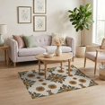 thumbnail image 3 of ODIKA Boho Hallway Vintage Sprigs Asymmetric Tossed Florals Hallways for Dorm Room, Small Living Apartment, Stain Resistant Low Profile, 3 of 7