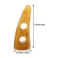 thumbnail image 2 of FESTFENDS Acrylic Horn Tooth Buttons for Clothes Toggle Buttons Retro Style 30Pcs, 2 of 8