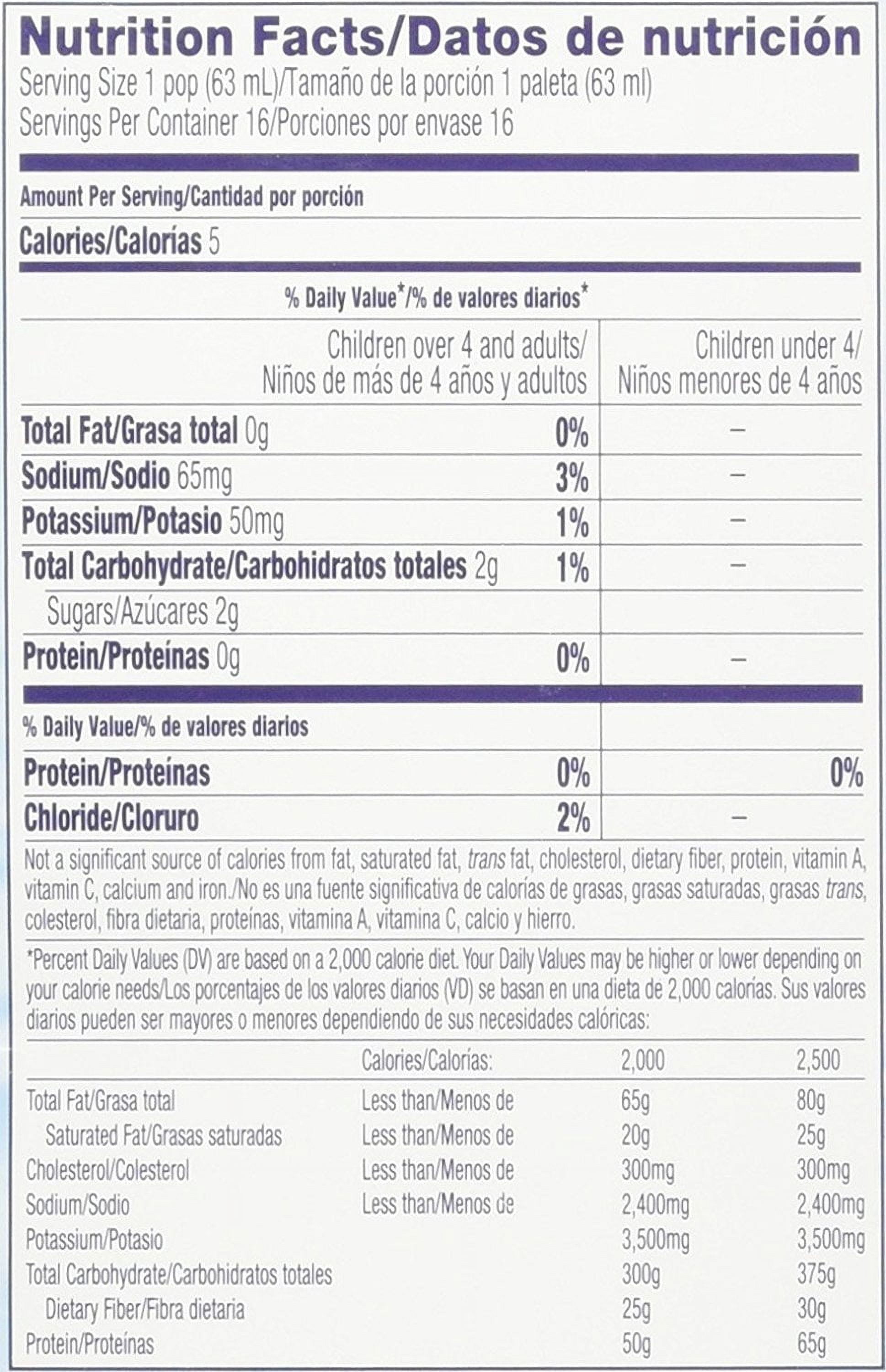 pedialyte freezer pops - assorted flavors - 2.1 oz - 16 ct (pack of 2)
