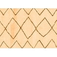 thumbnail image 1 of Ahgly Company Indoor Rectangle Solid Orange Modern Area Rugs, 4' x 6', 1 of 4