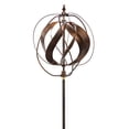 thumbnail image 1 of Evergreen 85" Sphere Hydro Wind Spinner Weathered Cooper, 1 of 5