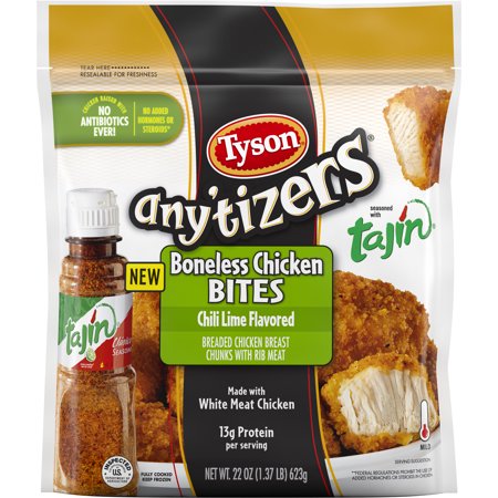 UPC 023700049964 product image for Tyson® Any'tizers® Chili Lime Boneless Chicken Bites, 1.37 lb. (Frozen) | upcitemdb.com