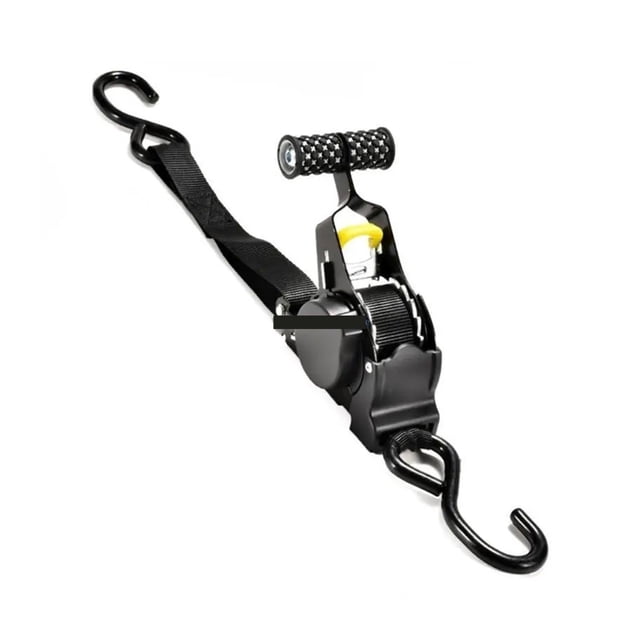 Automatic Retracting Motorcycle Tie Down Strap - Easy Install Vehicle Cargo Strap for Secure Transport ,Easy to Install