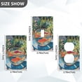 thumbnail image 7 of Yayeee Duplex Wall Plate 1-Gang 4.5"x2.7" Home Receptacle Light Switch Decorative Outlet Cover, Art Goldfish Bowl, 7 of 7