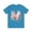 Aqua, variant on Butterfly Graphic Unisex 100 Cotton Lightweight Vintage Floral Design Jersey Tee 27
