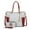 CP Red, variant on MKF Collection Merlina Women's Tote Bag & Wallet,Circular Print Vegan Leather Handbag 2pcs Set by Mia K