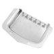 thumbnail image 2 of Guitar Bridge Cover Metal Shell Bridge Protector with Screw Stringed Instrument AccessoriesSilver, 2 of 4