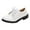 White, variant on Kids Leather Dress Shoes Boys Dress Shoes - Classic Lace-Up Oxford Casual Dress Formal Shoes White Size,2.5