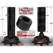 RDX Free Standing Punching Bag with Gloves for Boxing, MMA, Kickboxing, 6FT XXL Heavy Duty Adult Ronin Target Pedestal Bag Set, Black