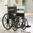 thumbnail image 4 of McKesson Wheelchair with Swing-Away Footrests, Detachable Arms - 18 in Seat, 1 Ct, 4 of 4