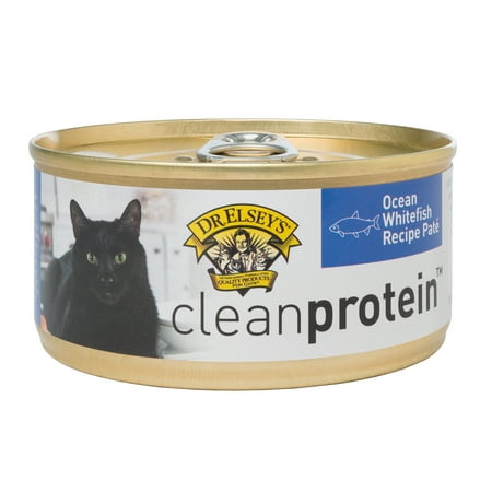 (24 Pack) Dr. Elsey's cleanprotein Whitefish Formula Grain Free Wet Cat Food, 5.5 oz.