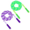 thumbnail image 1 of Soft Beaded Jump Rope, Adjustable Length Tangle-Free Segmented Soft Beaded Skipping Rope， Workout and Weight Loss, 1 of 5