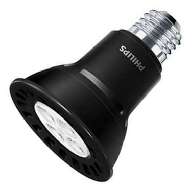 Philips Airflux Black PAR20 Dimmable LED - 6w 2700K Narrow Flood Bulb