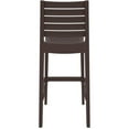 thumbnail image 4 of Compamia Ares Tabouret de Bar d'Extérieur de 29,5 Pieds - Ensemble de 1, Brun, 4 of 8