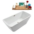 thumbnail image 6 of 59" Streamline N680ORB Soaking Freestanding Tub and Tray With Internal Drain, 6 of 7