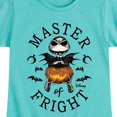 thumbnail image 3 of The Nightmare Before Christmas - Master Of Fright - Toddler And Youth Girls Short Sleeve Graphic T-Shirt, 3 of 5